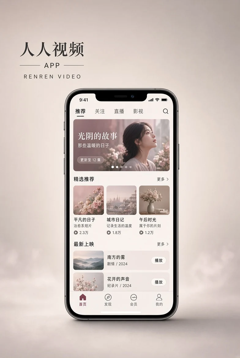 人人视频APP界面